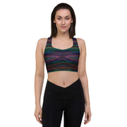 Multicolor Longline sports bra